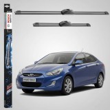 Cumpara ieftin Ștergătoare Parbriz Hyundai Accent IV (RB) 2010-2017 | Set Față 650+400mm Aerotwin AR653S | Bosch