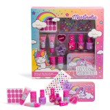 MARTINELIA LITTLE UNICORN SET LUCIU DE BUZE SI LAC DE UNGHII CU CUTIE METALICA