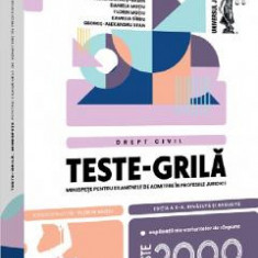 Teste-grila, minispete pentru examenele de admitere in profesiile juridice Ed.10 - Florin Motiu