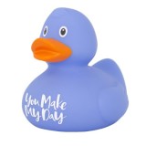&quot;You make my day&quot; Duck, blue (Rățușcă fantezie de cauciuc)