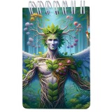 Carnet cu spira 7 x 10.5 cm, 50 foi veline, Spirit al naturii