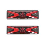 Set 2 Lampi Auto LED Spate, Universale, pentru Remorca, Camion si Trailer, utilaje agricole, 24V, Functii Semnalizare dinamica, Pozitie, STOP, 46x13cm