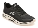 Pantofi sport SKECHERS negri, GO WALK ARCH FIT 2.0, din material textil