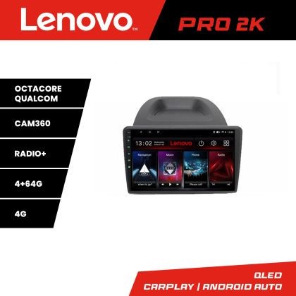 Navigatie Ford Fiesta 2012-2018 Lenovo Kit-256 8 core QLED 2K 4+64 360 Android Waze USB Navigatie Internet Youtube Radio CarStore Technology