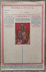 Pomelnic tip tiparit de Tipografia Cartilor Bisericesti foto