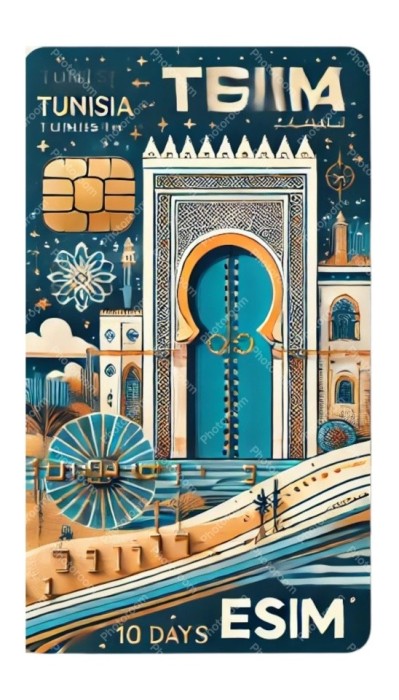 eSIM Tunisia, Unlimited Standard, 10 Days