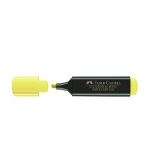 Textmarker 1548 Faber-Castell, Galben, Evidentiator Faber-Castell, Evidentiator 1548, Evidentiatoare Faber-Castell, Markere Faber-Castell, Textmarkere foto
