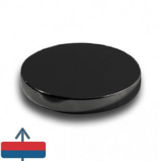 Magnet neodim disc 80 x 10 mm - placat cu rășină epoxidică