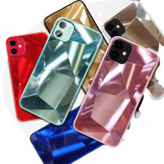 Huse cu textura diamant 3D Iphone 11 ; 11 Pro ; 11 Pro Max foto