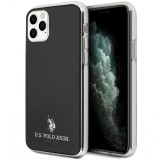 Husa TPU U.S. Polo Small Horse pentru Apple iPhone 11 Pro Max, Neagra USHCN65TPUBK