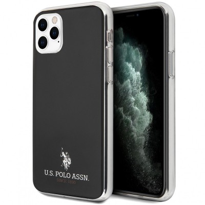 Husa TPU U.S. Polo Small Horse pentru Apple iPhone 11 Pro, Neagra USHCN58TPUBK foto