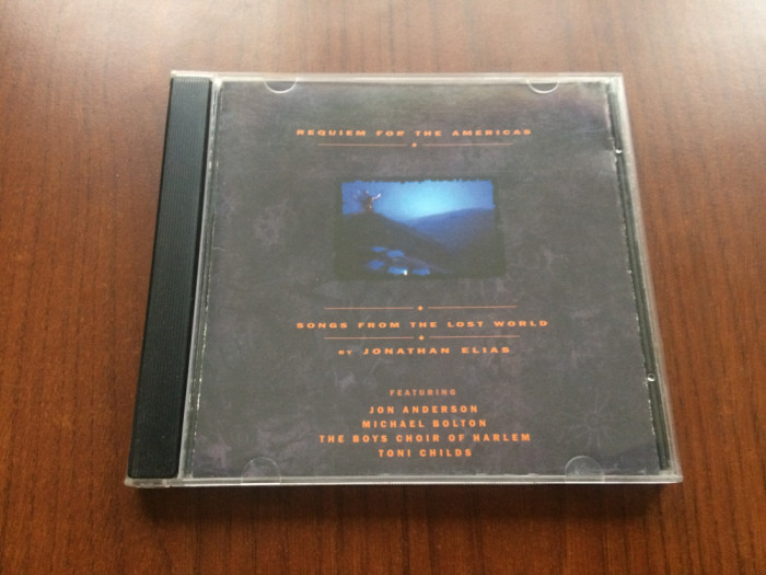Jonathan Elias Requiem for the americas cd disc muzica prog rock electronica NM