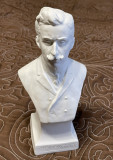 Figurina portelan biscuit Heidenstam, laureat premiul nobel pentru Literatura