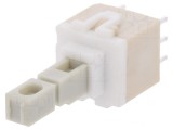 Comutator Tastatură Albă DPDT 0,1A/32VDC
