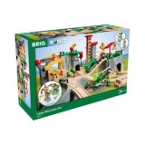 Set de trenulet montan complet cu macarale si accesorii BRIO