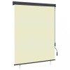 Jaluzea rulou exterior Gossi crem 140 x 250 cm, poliester, protectie UV, balcon, terasa