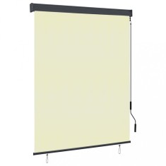 vidaXL Jaluzea tip rulou de exterior, crem, 140 x 250 cm