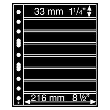 Set 5 folii GRANDE8S (A4) pentru timbre/colectibile de hartie foto