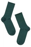 Șosete damă din bumbac fără elastic, Conte Elegant Comfort 000 - Turcoaz &Icirc;nchis, 36-37 (23)