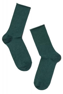 Șosete damă din bumbac fără elastic, Conte Elegant Comfort 000 - Turcoaz &amp;Icirc;nchis, 36-37 (23) foto