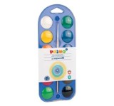 Cumpara ieftin Acuarele Morocolor Primo, diametru pastila 30 mm, 12 culori