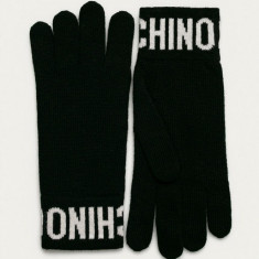 Moschino Mănuși femei, culoarea negru