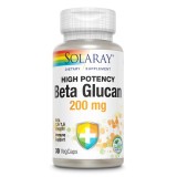 Solaray Beta Glucan 200mg, 30 Capsule Vegetale, Supliment Imunitate