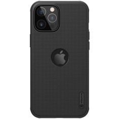 Husa de protectie, Nillkin, Super Frosted Shield, pentru iPhone 12 Pro Max, Negru