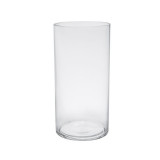 Vaza decorativa din sticla, Forma cilindru, 15x30 cm, ATU-085359