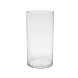 Vaza decorativa din sticla, Forma cilindru, 15x30 cm, ATU-085359, Oem