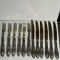 SET TACAMURI - 6 FURCULITE + 6 CUTITE - ARGINT 800 - Vintage - Doar 3.5lei/gr.