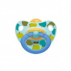 Suzeta ortodontica din latex 0-6 luni Nuk Happy Kids 725214AL, Multicolor foto