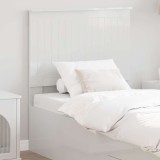 VidaXL Tăblie cap cu headboard Alb Lucios 80 cm Lemn compozit 887818