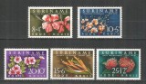 Suriname 1962 - Flori, Crucea Rosie, serie neuzata
