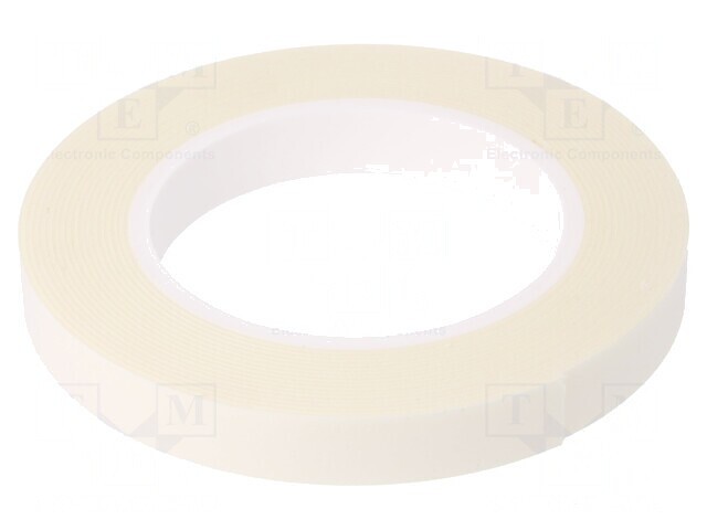 Bandă Dublu Adezivă Albă 15mm x 5,5m