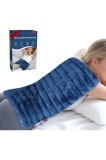 Pernă mare cu granule c&acirc;ntărite 30x60cm 1.8kg, compresă termică pentru cuptor cu microunde, semințe de in cu căldură umedă