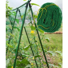 Spalier tip A pentru gradina, suport plante cataratoare, inaltime 150 cm, plasa polietilena 1,5x2,6 m