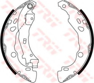 Set saboti frana LANCIA YPSILON (843) (2003 - 2011) TRW GS8474 foto