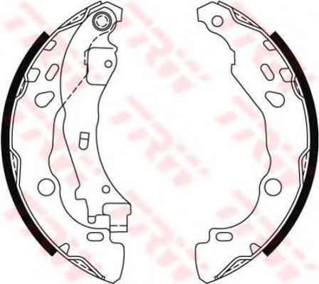 Set saboti frana LANCIA YPSILON (843) (2003 - 2011) TRW GS8474