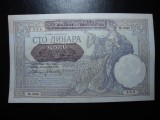 SERBIA 100 DINARI 1941 SUPRATIPAR SUPERBA
