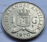 299. Moneda Antilele Olandeze 1 gulden 1970, America Centrala si de Sud