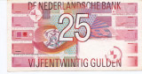 Olanda 25 Gulden 05.04.1989 - Nederlandsche Bank, 2321358640, P-100