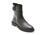 Ghete GEOX negre, D46WYD, din piele naturala
