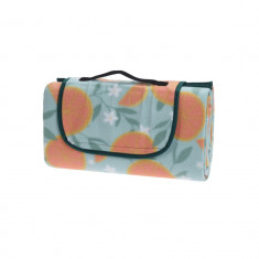 Patura pentru picnic Orange, 130x150 cm, poliester, verde