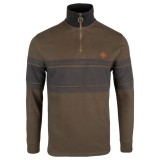 Hanorac Jack Pyke Contrast cu Semi-Fermoar &ndash; Verde