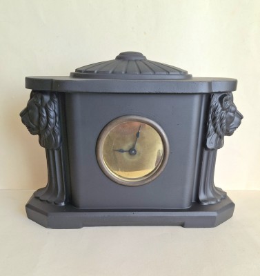 Ceas mecanic de semineu, nefunctional foto