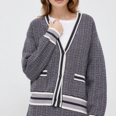 Joop! cardigan din amestec de lana femei, culoarea gri