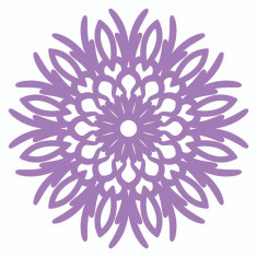 Sticker decorativ, Mandala, Mov, 60 cm, 7222ST foto