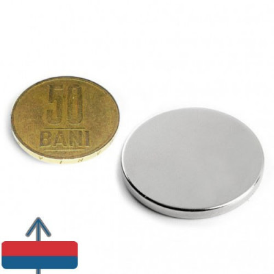 Magnet neodim disc 30 x 3 mm foto