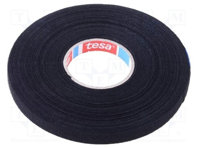 Bandă textilă TESA 9mm x 25m, cauciuc 20%